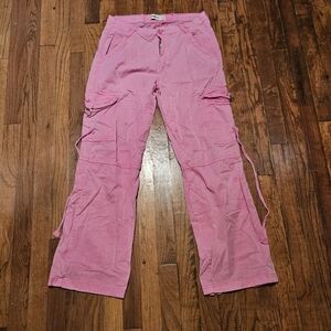 Pink Women's Cargo Pants